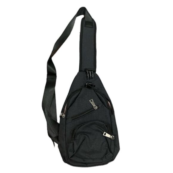 Gold Coast Black Sling Mini Backpack - Picture 1 of 4